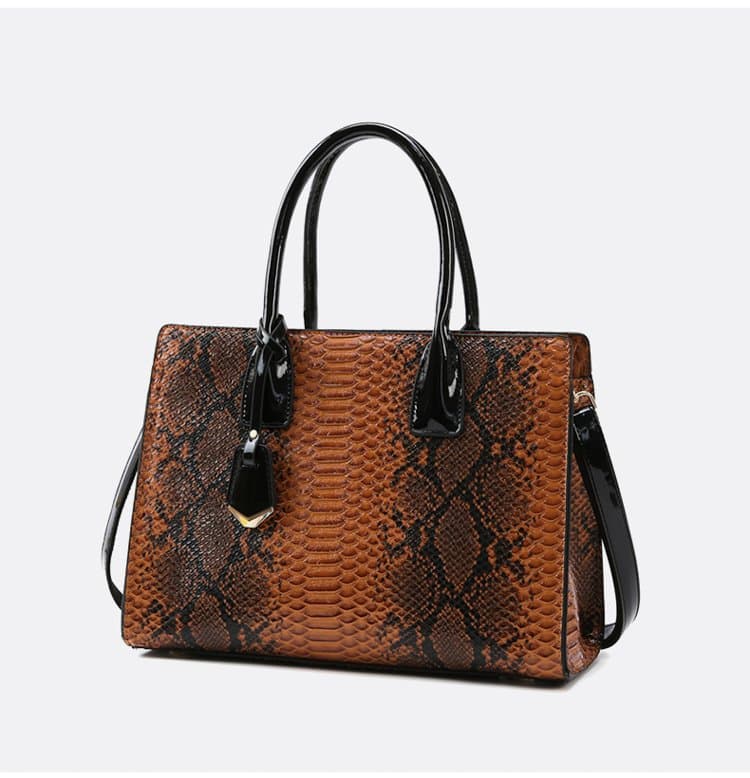 Croc-Embossed Tote 8