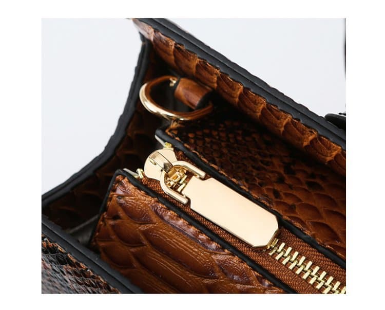 Croc-Embossed Tote 13