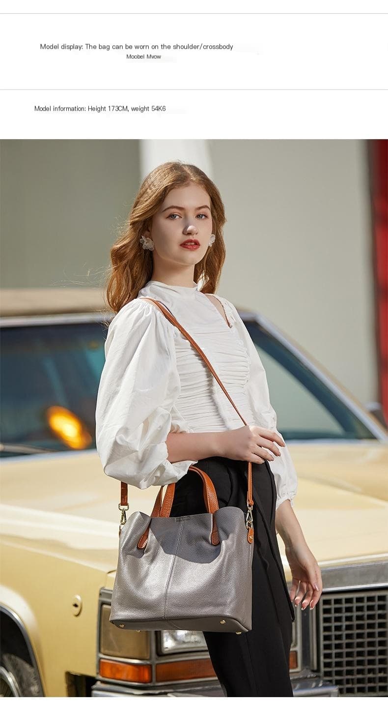 Genuine Leather Tote 19