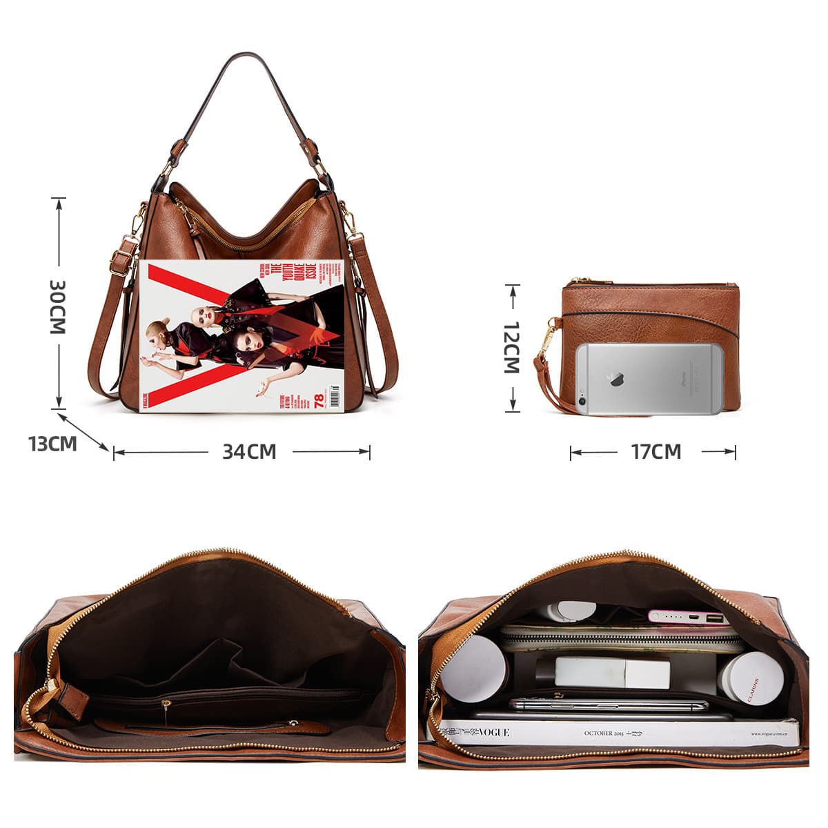 Vintage Canvas Tote Set 3