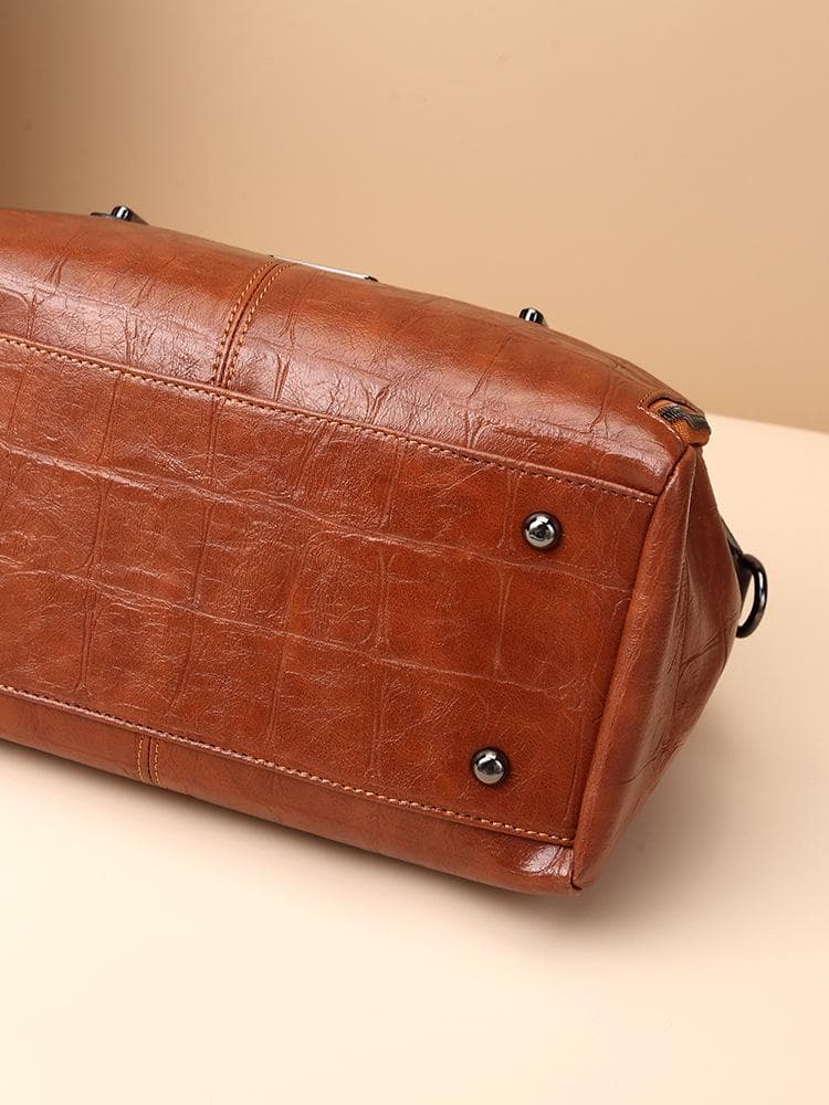 Vintage Tri-Compartment Satchel 5