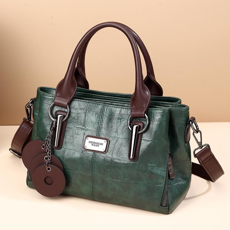 Vintage Tri-Compartment Satchel 7