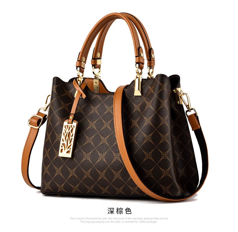Embossed Soft Shoulder Tote 7