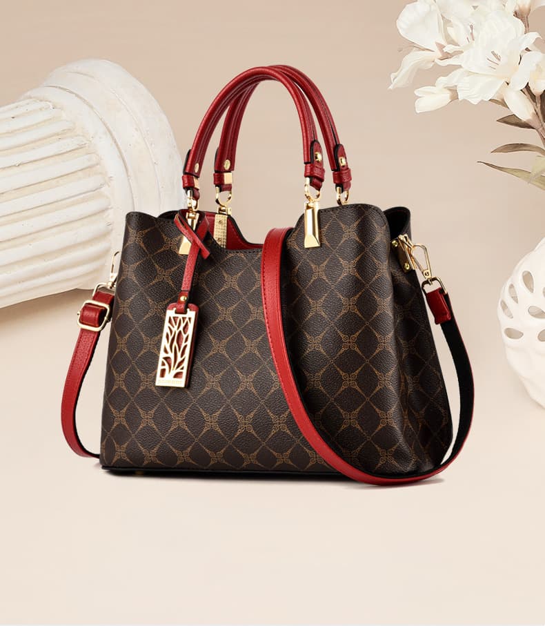 Embossed Soft Shoulder Tote 9
