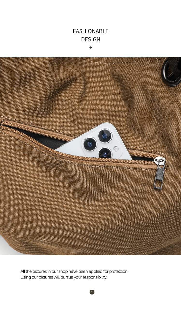 Canvas Work Tote 15